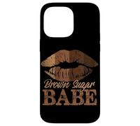 Sugar Babe Brown Proud Black Women Melanin Lips Girls Carcasa para iPhone 14 Pro MAX