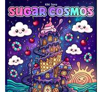 Sugar Cosmos: Bold and Easy Coloring Pages Featuring Sweet Space Scenes, Cozy Candy Homes, and Charming Characters