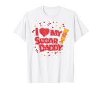Sugar Daddy I Heart My Sugar Daddy Candy Camiseta