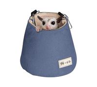 Sugar Glider Bag - Hamaca deslizadora de azúcar, nido de algodón, nido de algodón para animales pequeños, nido de dormir, cabaña de felpa, cueva, juguete para ratones enanos, jerbo de azúcar