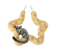 Sugar Glider Climbing Rope - Suministros de ejercicio Bendable Gerbil, Ferret Jumping Toy | For Pet Parents Shelters Living Room Bedroom Study Office Apartment Cage Macaw Conure Budgies