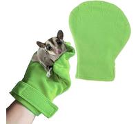 Sugar Glider - Manopla de unión a prueba de mordeduras pequeñas, para dormir calmante y calmante para pequeños deslizadores de azúcar, erizos, ratas, hámsters, color verde, normal
