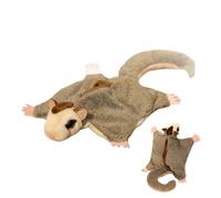 Sugar Glider Plush, Soft Stuffed Animal, Flying Squirrel Doll, 12.99x7.48 Inches, Realistic Cuddly Toy, Magnetic Design for Kids, Teens, Nursery, Bedroom, Home Décor