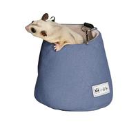Sugar Glider Pouch - Cama de ardilla para jaula, transportador de animales pequeños, bolsa de hamaca deslizadora de azúcar para accesorios de jaula y juguetes, cama de animales pequeños, nido de forro
