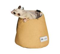 Sugar Glider - Saco de hámster sirio, hamaca de Sugar Glider, nido de algodón, saco de dormir, cama nido cálido para deslizadores de azúcar, accesorios de jaula y juguetes, saco de dormir para jaula
