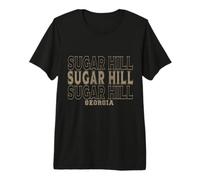 Sugar Hill Georgia Vintage Camiseta Premium