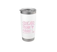 Sugar Plum Fairy Reina del Reino Azúcar Vaso térmico de acero inoxidable de doble pared