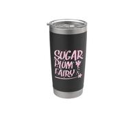 Sugar Plum Fairy Reina del Reino Azúcar Vaso térmico de acero inoxidable de doble pared
