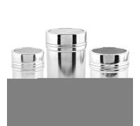 Sugar Shaker Duster, Stainless Steel Chocolate Powder Shakers Sifter Bottle with Fine Mesh Sieve,stainless Steel Container Kitchen Cooking Equipment for Tea Cake Bread Pastry Pancakes Coffee