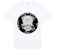 Sugar Skull Calavera Día de los Muertos para Mexicanos Comfort Colors Adult Heavyweight T-Shirt