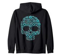 Sugar Skull Calavera Día de los Muertos para Mexicanos Sudadera con Capucha
