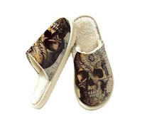 Sugar Skull Day Of The Dead - Pantuflas de espuma viscoelástica para mujer, multicolor, 38.5/39.5 EU