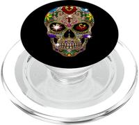 Sugar Skull Día de los Muertos Cool Bone Head Skulls Idea de Regalo PopSockets PopGrip para MagSafe