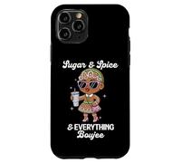 Sugar & Spice & Everything Boujee Gingerbread Girl Navidad Carcasa para iPhone 11 Pro