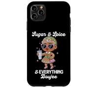 Sugar & Spice & Everything Boujee Gingerbread Girl Navidad Carcasa para iPhone 11 Pro MAX