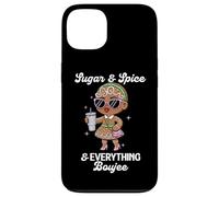Sugar & Spice & Everything Boujee Gingerbread Girl Navidad Carcasa para iPhone 13