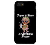 Sugar & Spice & Everything Boujee Gingerbread Girl Navidad Carcasa para iPhone SE (2020) / 7/8