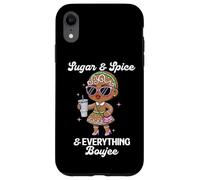 Sugar & Spice & Everything Boujee Gingerbread Girl Navidad Carcasa para iPhone XR