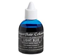 Sugarflair Airbrush Colours Light Blue, Azul Claro - Colorante Alimentario Aerógrafo para Pastelería, Tartas, Cupcakes, Glaseados y Decoraciones de Tartas - 60 ml