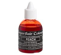 Sugarflair Airbrush Colours Peach, Melocotón - Colorante Alimentario Aerógrafo para Pastelería, Tartas, Cupcakes, Glaseados y Decoraciones de Tartas - 60 ml