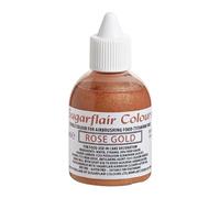 Sugarflair Airbrush Colours Rose Gold, Rose Oro - Colorante Alimentario Aerógrafo para Pastelería, Tartas, Cupcakes, Glaseados y Decoraciones de Tartas - 60 ml