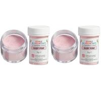 Sugarflair Blossom Tint Dust Baby Pink - Colorante Alimentario, Polvo Colorante Comestible para Tartas, Masa de Azúcar, Glaseado, Chocolate, Crema de Mantequilla, Macarrones - 5g (Paquete de 2)