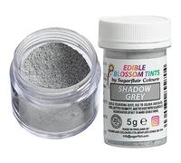 Sugarflair Blossom Tint Dust Shadow Grey - Colorante Alimentario, Polvo Colorante Comestible para Tartas, Masa de Azúcar, Glaseado, Chocolate, Crema de Mantequilla, Macarrones - 5g
