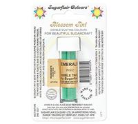 Sugarflair Blossom Tint Dusting Emerald - Colorante Comestible en Polvo para Decorar Pasta de Goma, Glaseado, Chocolate, Crema de Mantequilla, Macarrones - 7ml
