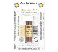 Sugarflair Blossom Tint Dusting Hazelnut - Colorante Comestible en Polvo para Decorar Pasta de Goma, Glaseado, Chocolate, Crema de Mantequilla, Macarrones - 7ml