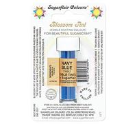 Sugarflair Blossom Tint Dusting Navy Blue - Colorante Comestible en Polvo para Decorar Pasta de Goma, Glaseado, Chocolate, Crema de Mantequilla, Macarrones - 7ml