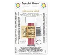 Sugarflair Blossom Tint Dusting Orchid - Colorante Comestible en Polvo para Decorar Pasta de Goma, Glaseado, Chocolate, Crema de Mantequilla, Macarrones - 7ml