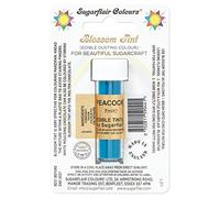 Sugarflair Blossom Tint Dusting Peacock - Colorante Comestible en Polvo para Decorar Pasta de Goma, Glaseado, Chocolate, Crema de Mantequilla, Macarrones - 7ml