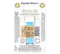 Sugarflair Blossom Tint Dusting Petal Blue - Colorante Comestible en Polvo para Decorar Pasta de Goma, Glaseado, Chocolate, Crema de Mantequilla, Macarrones - 7ml