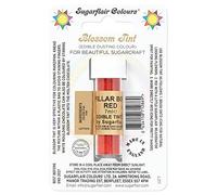 Sugarflair Blossom Tint Dusting Pillar Box Red - Colorante Comestible en Polvo para Decorar Pasta de Goma, Glaseado, Chocolate, Crema de Mantequilla, Macarrones - 7ml