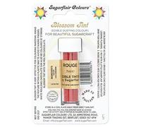 Sugarflair Blossom Tint Dusting Rouge - Colorante Comestible en Polvo para Decorar Pasta de Goma, Glaseado, Chocolate, Crema de Mantequilla, Macarrones - 7ml