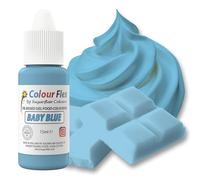 Sugarflair Colourflex Baby Blue, Colorante Alimentario a Base de Aceite, Colorante para Crema de Mantequilla, Ganache, Chocolate, Pasta de Modelar, Pasta de Azúcar y Crema - 15 ml