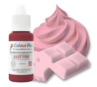 Sugarflair Colourflex Baby Pink, Colorante Alimentario a Base de Aceite, Colorante para Crema de Mantequilla, Ganache, Chocolate, Pasta de Modelar, Pasta de Azúcar y Crema - 15 ml