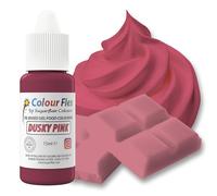 Sugarflair Colourflex Dusky Pink, Colorante Alimentario a Base de Aceite, Colorante para Crema de Mantequilla, Ganache, Chocolate, Pasta de Modelar, Pasta de Azúcar y Crema - 15 ml