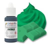Sugarflair Colourflex Emerald, Colorante Alimentario a Base de Aceite, Colorante para Crema de Mantequilla, Ganache, Chocolate, Pasta de Modelar, Pasta de Azúcar y Crema - 15 ml