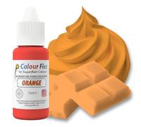 Sugarflair Colourflex Orange, Colorante Alimentario a Base de Aceite, Colorante para Crema de Mantequilla, Ganache, Chocolate, Pasta de Modelar, Pasta de Azúcar y Crema - 15 ml