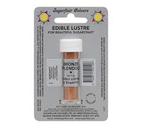 Sugarflair Comestible Lustre Polvo Color de Alimentos Fondant Polvo Bronce Esplendor