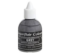 Sugarflair Grey Edible Food Colour Liquid For Airbrushing Cake Decorating