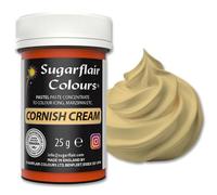 Sugarflair Paste Colour - Pastel Cornish Cream 25g