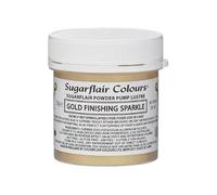 Sugarflair Recharge Spray Gold Finishing - Recambio para Rellenar Sugarflair Pump Spray Colorante Alimentario - 25g