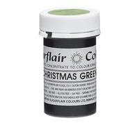 Sugarflair Spectral Concentrated Paste Colours Christmas Green, Colorante Alimentario Pasta, Colorantes para Pasta De Azúcar y Mazapán - 25g