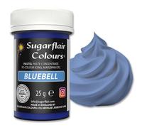 Sugarflair Pastel Bluebell Food Colorting Paste - Altamente Concentrado para Usar con Buttercream, Sugar Paste, Royal Leging o Cake Mixes, Colorante Alimentario de Color Vibrante - 25g