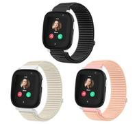 SUGARJAR 3 Piezas Niños Correa Compatible para Xplor a X6, 20mm Suave Nylon Pulseras de Repuesto con Xplor a X6 Play/X6 Pro/Ani o 6 Velcro Ajustable para Niños y Niñas