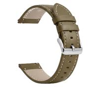 SUGARJAR Correa Cuero 18/19/20/22mm, Intercambio Rápido con Hebilla de Acero Inoxidable, Cuero Genuino para Smartwatch y Reloj Universal - Repuesto Hombre Mujer