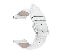 SUGARJAR Correa Cuero Liso 18/20mm Compatible para Withings ScanWatch 2 (38mm/42mm), Correa Piel Vaca Retro Hecha Mano para Withings ScanWatch Light/Nova Brilliant/ScanWatch Nova - Unisex