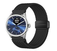 SUGARJAR Correa Trenzada 18/20mm Compatible con Withings ScanWatch 2 (38mm/42mm), Correa Nailon Elástica Cierre Magnético para Withings ScanWatch Light/Nova Brilliant/ScanWatch Nova - Hombre y Mujer
